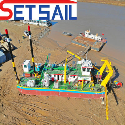 QH-D112 Set Cutter Sail Head Suction Dredger Ready com serviço pós-venda ao longo da vida