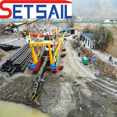 14/12 Inch Cutter Suction Dredger para a mineração de areia Dredger Cutter Head Potência 50-260kw