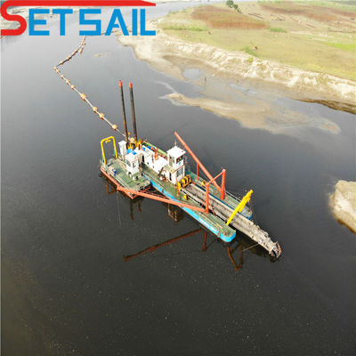 20 Inch Cutter Suction Barge Sea Sand Dredger Projetado com Ciclone Tipo Hidrociclone