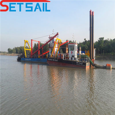 20 Inch Cutter Suction Barge Sea Sand Dredger Projetado com Ciclone Tipo Hidrociclone