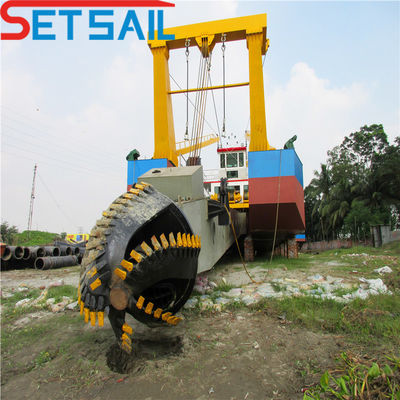 18&quot;-26&quot; HDPE Diâmetro Cutter Sucção dragadora para dragagem profundidade 0,5-30 metros projetado