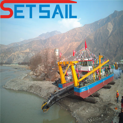 70 países' Set Sail Cutter Suction Dredger com distância de descarga de 100m-6000m