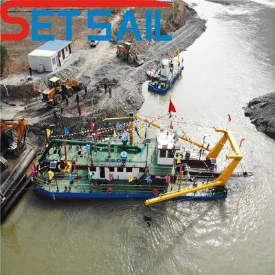 70 países' Set Sail Cutter Suction Dredger com distância de descarga de 100m-6000m