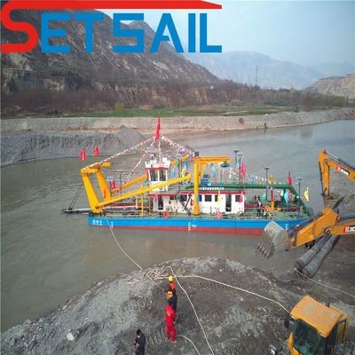 70 países' Set Sail Cutter Suction Dredger com distância de descarga de 100m-6000m