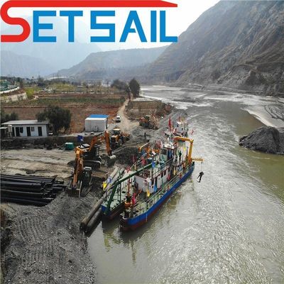 70 países' Set Sail Cutter Suction Dredger com distância de descarga de 100m-6000m