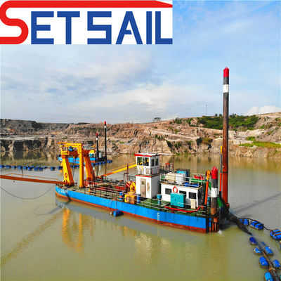 Pago inicial cortador de sucção dragagem de areia navio Qh5015 dragagem para dragagem profundidade 4m-25m