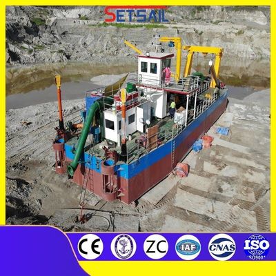 Qihang 20m Profundidade de dragagem Cortador Sucção Llorera Dredger comprimento total 38m