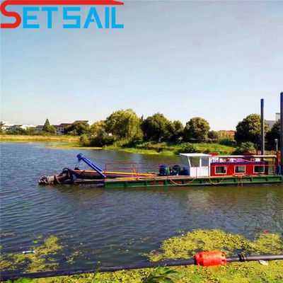 Dredger de sucção de 24 polegadas para cabeça de cortador hidráulico no reservatório do porto de River Lake