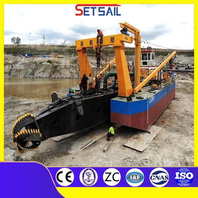 450-600mm Diâmetro do tubo de descarga 24 polegadas cortador de sucção dragadora para mineração de carga pesada