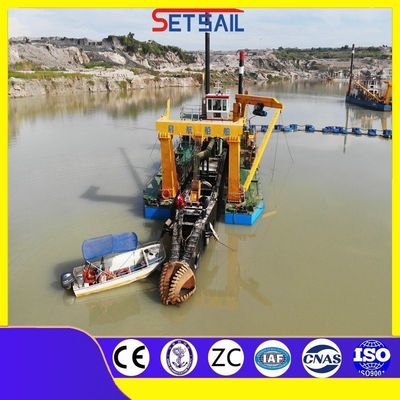 450-600mm Diâmetro do tubo de descarga 24 polegadas cortador de sucção dragadora para mineração de carga pesada