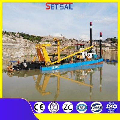 450-600mm Diâmetro do tubo de descarga 24 polegadas cortador de sucção dragadora para mineração de carga pesada