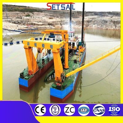 450-600mm Diâmetro do tubo de descarga 24 polegadas cortador de sucção dragadora para mineração de carga pesada