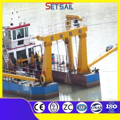 450-600mm Diâmetro do tubo de descarga 24 polegadas cortador de sucção dragadora para mineração de carga pesada