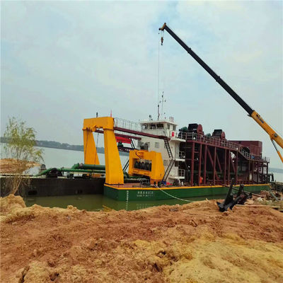 Solução de projeto de dragagem Dredger de sucção de cortador personalizado com profundidade de dragagem de 4m-25m
