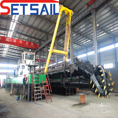 Dredger de sucção de corte com a Alemanha Rexroth Consumo de combustível hidráulico