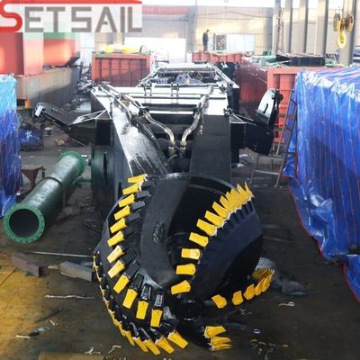 Sistema Siemens PLC 4000m3 cortador de fluxo de água dragadora de sucção com bomba de lodo tipo Wn500