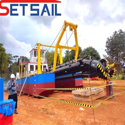 QHCSD-186 20 Inch Cutter Suction Dredger com estação de reforço e transporte barata