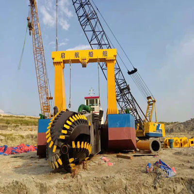 Siemens Motor hidráulico diesel 18 polegadas draga com cabeça de cortador e sistema Rexroth