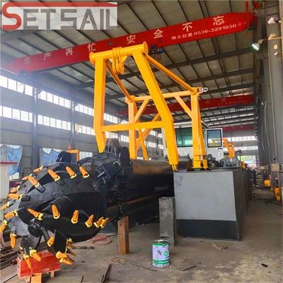 170 kW Diesel Power Cutter Sucção dragadora para bomba de areia fluxo de água 3500m3 18 polegadas