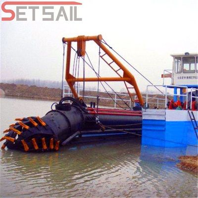 400 a 20000 metros cúbicos cortador de fluxo de água dragadora de sucção para areia de rio e lama de lago