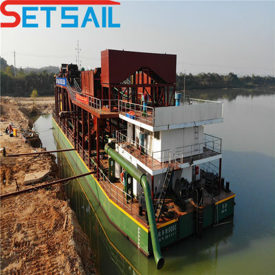 Sistema de controlo hidráulico Rexroth Motor diesel cortador de sucção dragadora de areia fluvial