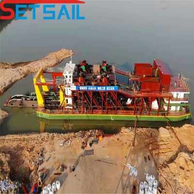 Sistema de controlo hidráulico Rexroth Motor diesel cortador de sucção dragadora de areia fluvial