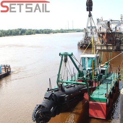 895 kW Potência do motor principal Alta capacidade 750m3 18 Inch Cutter Suction Dredger com bomba