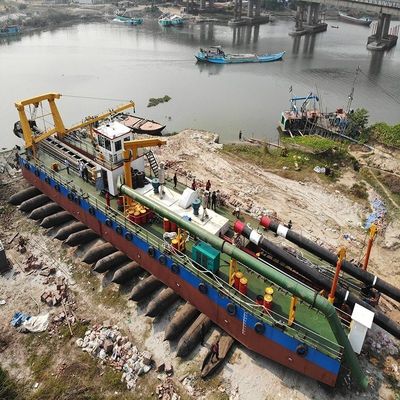 Dredger de sucção para construção de portos e dragagem de reservatórios