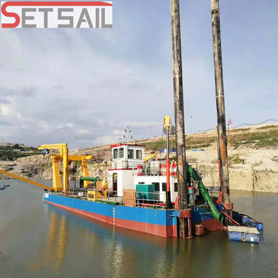 Cortador de areia de rio dragadora de sucção com motor hidráulico Sail US Currency