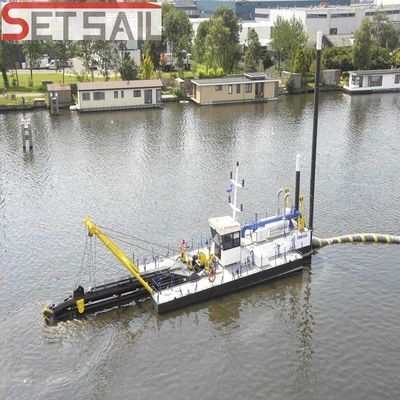 Cortador de areia de rio dragadora de sucção com motor hidráulico Sail US Currency