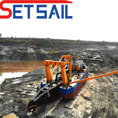 Siemens PLC Cutter Suction Dredger para lama de areia do rio por Shijiazhuang Suction Pump
