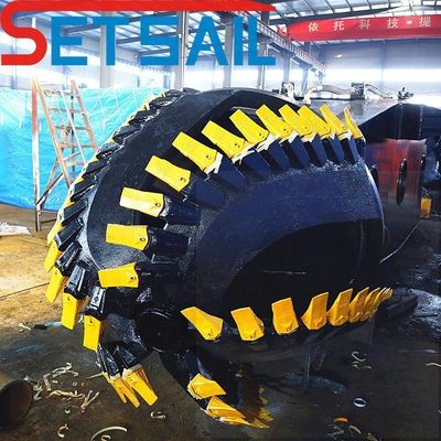 18 polegadas motor diesel cortador hidráulico sucção dragadora com 500 mm de diâmetro tubo de descarga