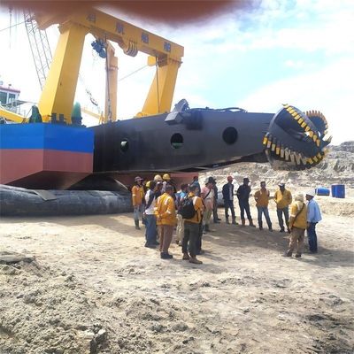 Máquina de dragagem por sucção de cortador PLC da Siemens com distância de descarga personalizável