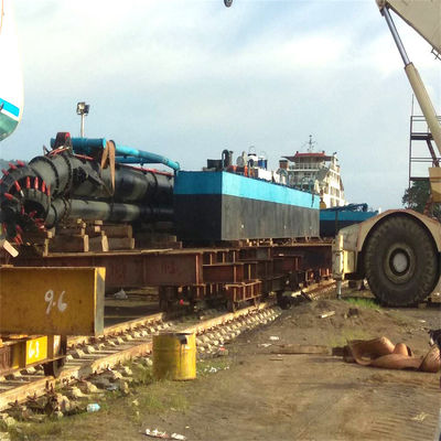 Máquina de dragagem por sucção de cortador PLC da Siemens com distância de descarga personalizável