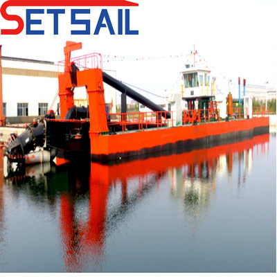 Máquina de areia de dragagem por sucção de cortador personalizada com capacidade de tubos de HDPE 60-4000m3