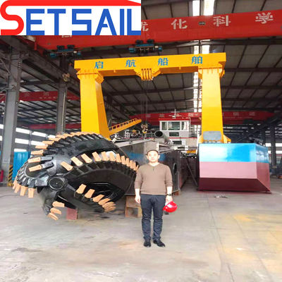 Dredger de 18 polegadas de alta capacidade para o sudeste da Ásia 1137kw Potência do motor principal