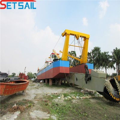 Dredger de sucção com motor Cumins e capacidade de 500 metros cúbicos