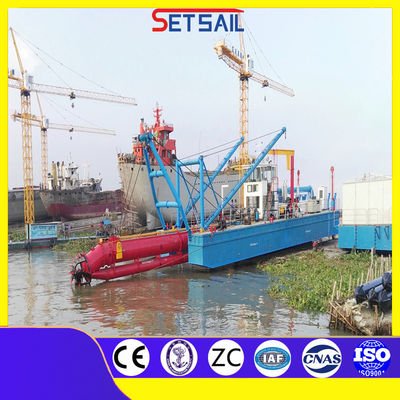 Dredger de sucção de corte de 20 polegadas com profundidade de dragagem de 15 m e medidor de fluxo de água opcional