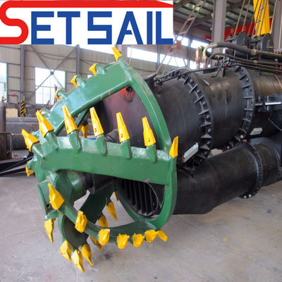 8.5 Meter Largura Cutter Suction Dredger com Siemens PLC e Anchor Boom 30 dias de retorno