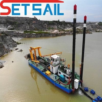 Mini River Cutter Sucção bomba de areia Ship Dredger adequado para várias aplicações