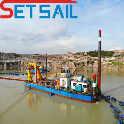 Mini River Cutter Sucção bomba de areia Ship Dredger adequado para várias aplicações