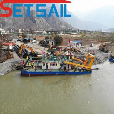 Mini River Cutter Sucção bomba de areia Ship Dredger adequado para várias aplicações
