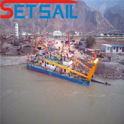 Mini River Cutter Sucção bomba de areia Ship Dredger adequado para várias aplicações