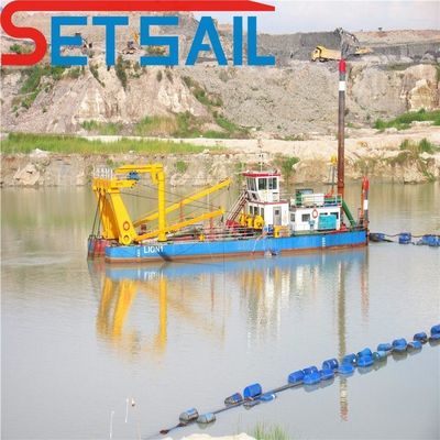 Pedido personalizado Dredger de areia de escavação fluvial para máquina de dragagem 17m-50m comprimento total
