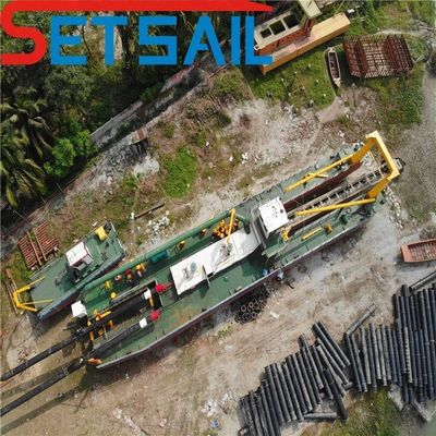 18 polegadas de cortador hidráulico sucção dragadora nos EUA com 6mm-20mm espessura da placa inferior