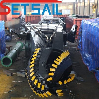 18 polegadas de cortador hidráulico sucção dragadora nos EUA com 6mm-20mm espessura da placa inferior