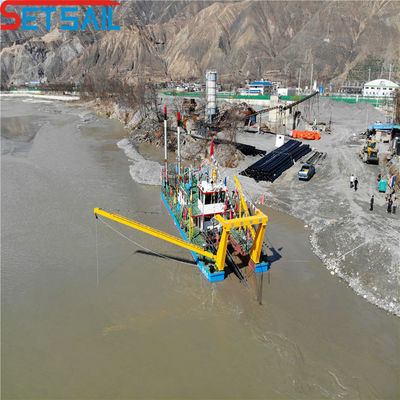 CTS Slot Tipo Alta Capacidade Siemens PLC 22inch Cutter Suction Dredger para extração de areia