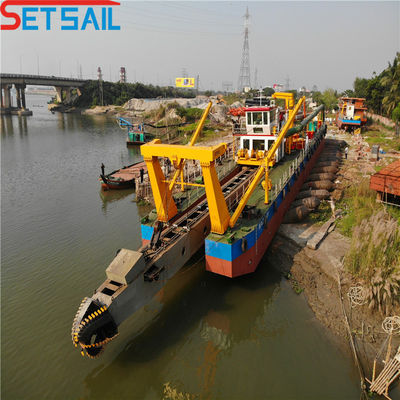 CTS Slot Tipo Alta Capacidade Siemens PLC 22inch Cutter Suction Dredger para extração de areia