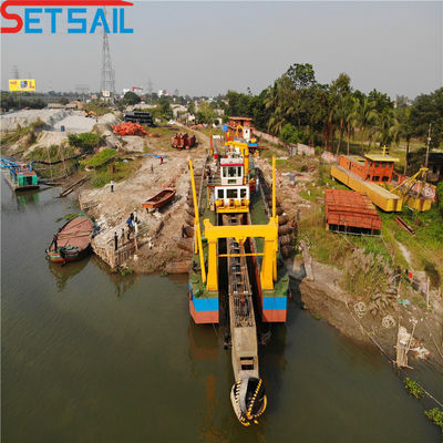 CTS Slot Tipo Alta Capacidade Siemens PLC 22inch Cutter Suction Dredger para extração de areia