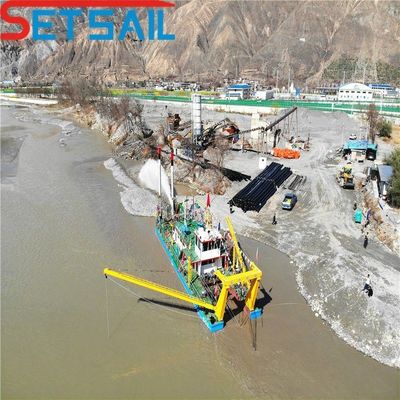 36000.000kg Pacote Peso Bruto Dredger com bomba de sucção hidráulica para projeto de dragagem